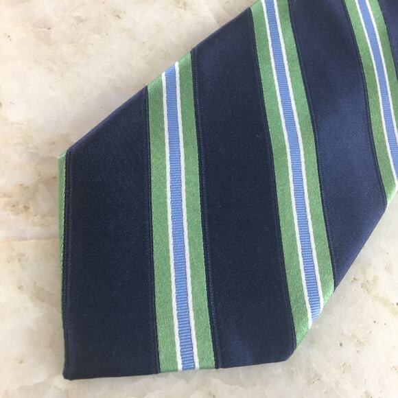 BANANA REPUBLIC SILK TIE (long-slim) - Picture 2 of 10